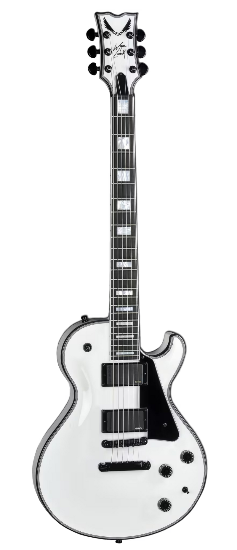 Dean Guitars TB WL SEL CWH Thoroughbred Wayne Lozinak Electric Guitar (Classic White)