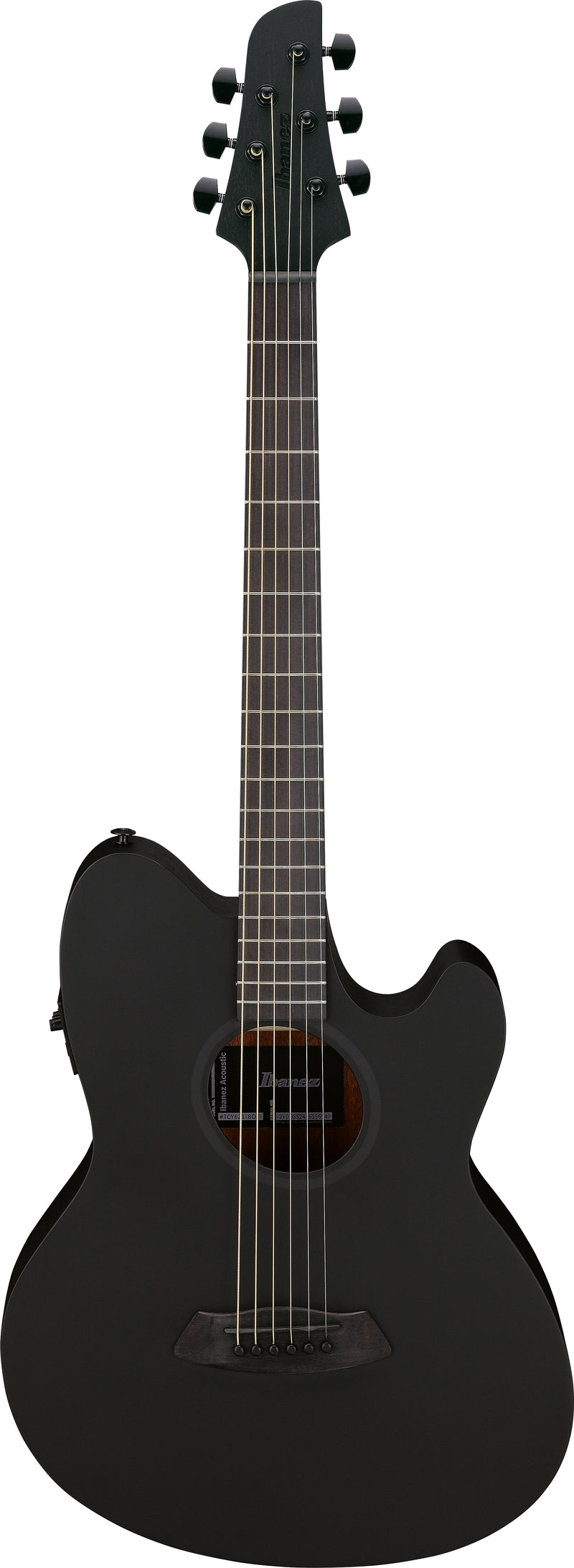 Ibanez TCY621BOT Acoustic Electric Guitar (Black Out)