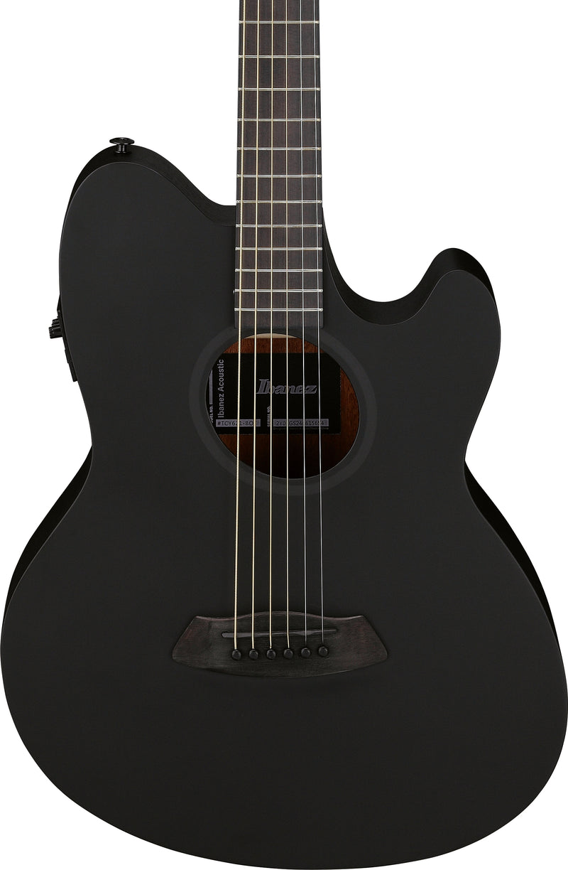 Ibanez TCY621BOT Acoustic Electric Guitar (Black Out)