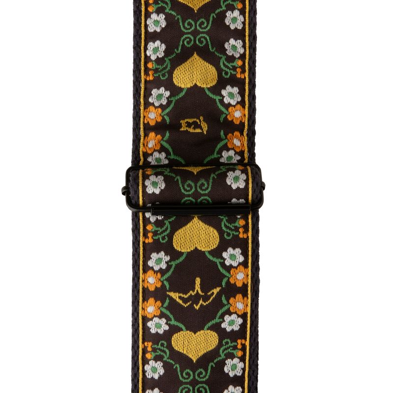 PRS RETRO Guitar Strap - 2.5" (Floral, Yellow)