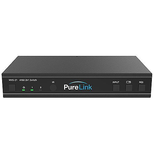 Sélecteur PureLink MVS-21 HDCP 2.2 avec mise à l'échelle