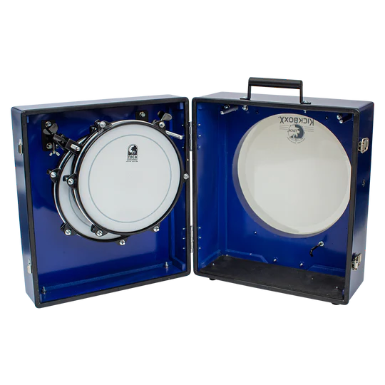 Toca TKSDS-PRO-BL Kickboxx Pro Suitcase Drum Set (Cobalt Blue)