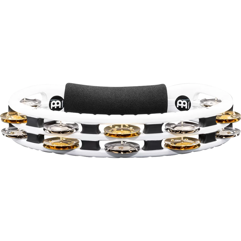 Meinl TMT1M-WH Recording/Combo Dual-Alloy Jingles ABS Tambourine