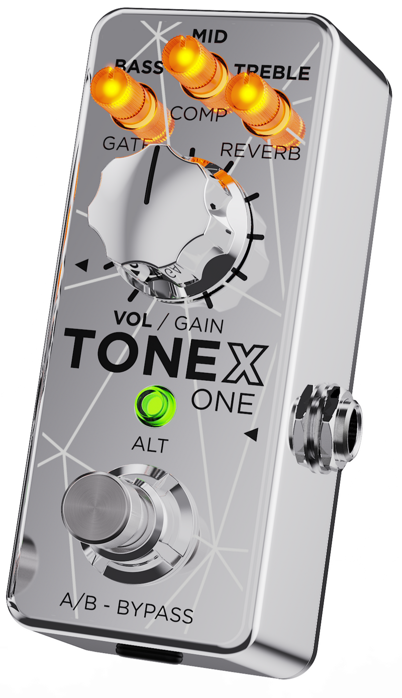 IK Multimedia TONEX ONE Joe Satriani Limited Edition Micro Pedal for AI Machine Modeled Amps, Cabs & Stomps