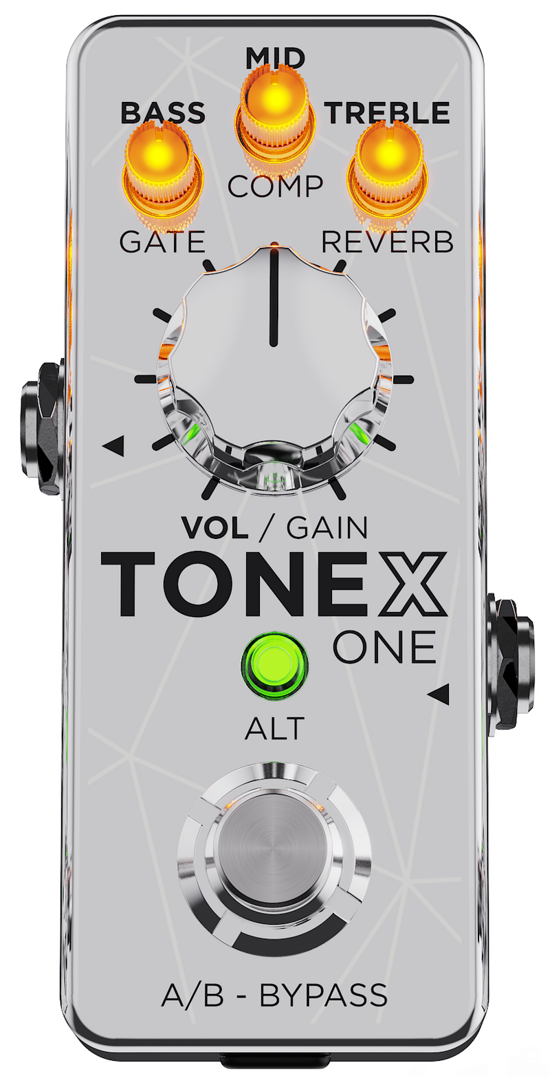 IK Multimedia TONEX ONE Joe Satriani Limited Edition Micro Pedal for AI Machine Modeled Amps, Cabs & Stomps