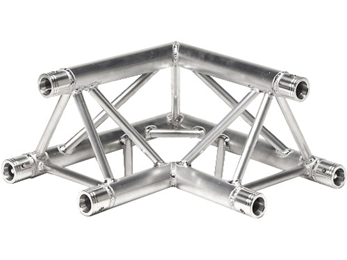 Global Truss F33-TR-4088UD - Coin haut/bas bidirectionnel à 90° pour système de ferme triangulaire F33 (1,64')