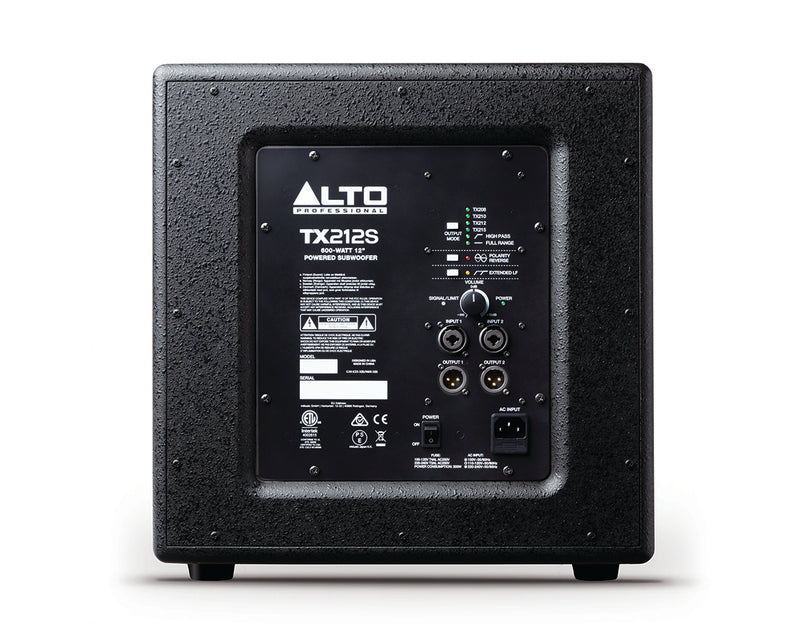 Alto TX212S Powered Subwoofer 900W - 12"