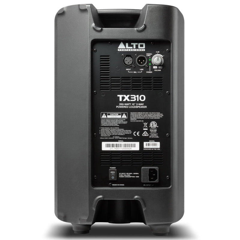 Alto TX310 350-Watt 2-Way Powered Loudspeaker - 10"