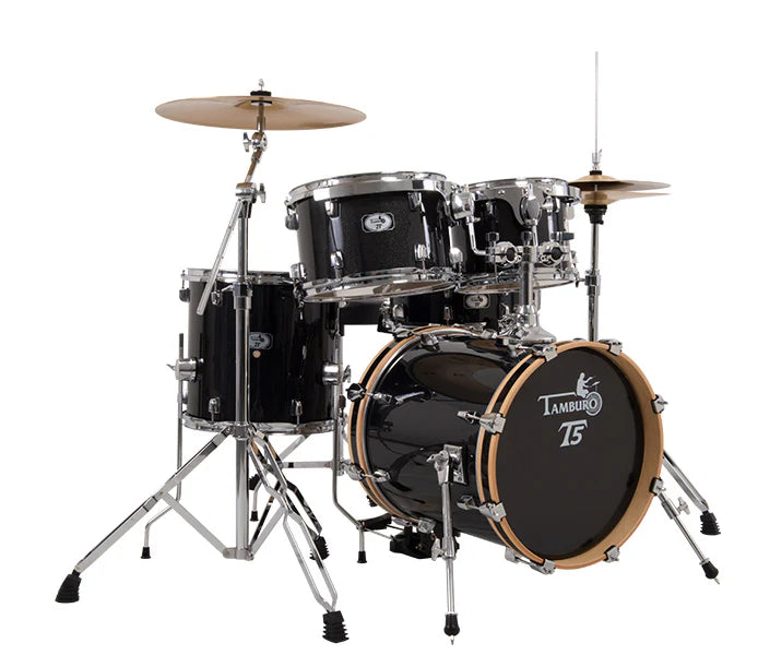 Tamburo TB T5S16BSSK T5 Series Acoustic Drum (Black Sparkle)