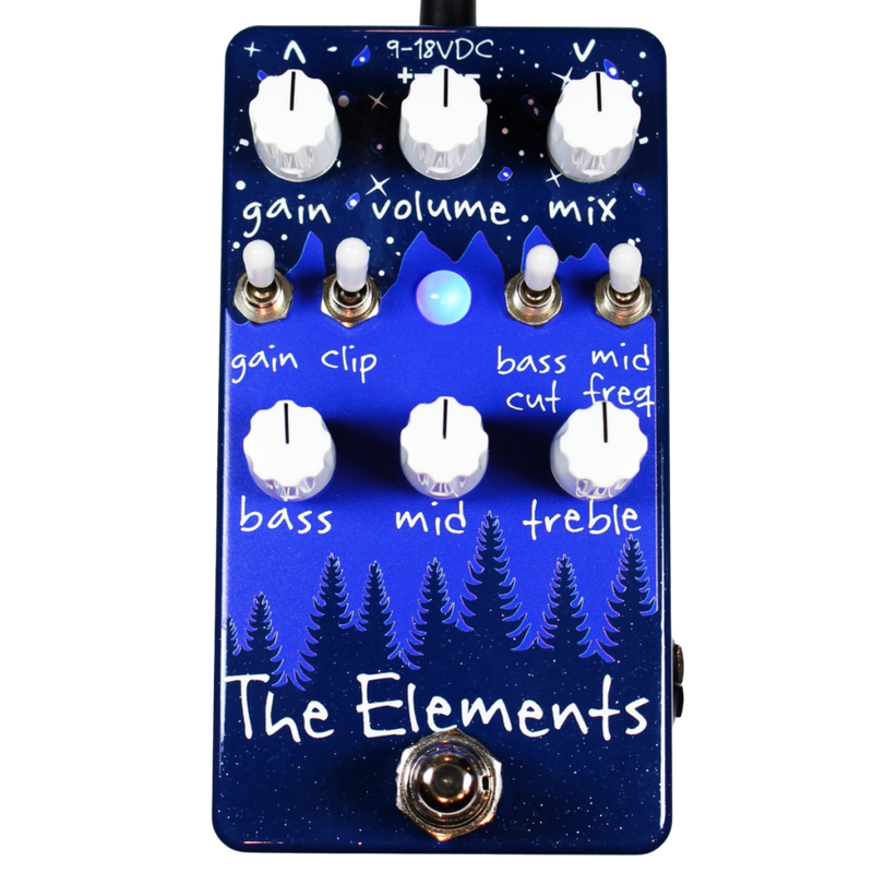 Dr. Scientist THE ELEMENTS Dual-Channel Overdrive/Distortion Pedal (DEMO)