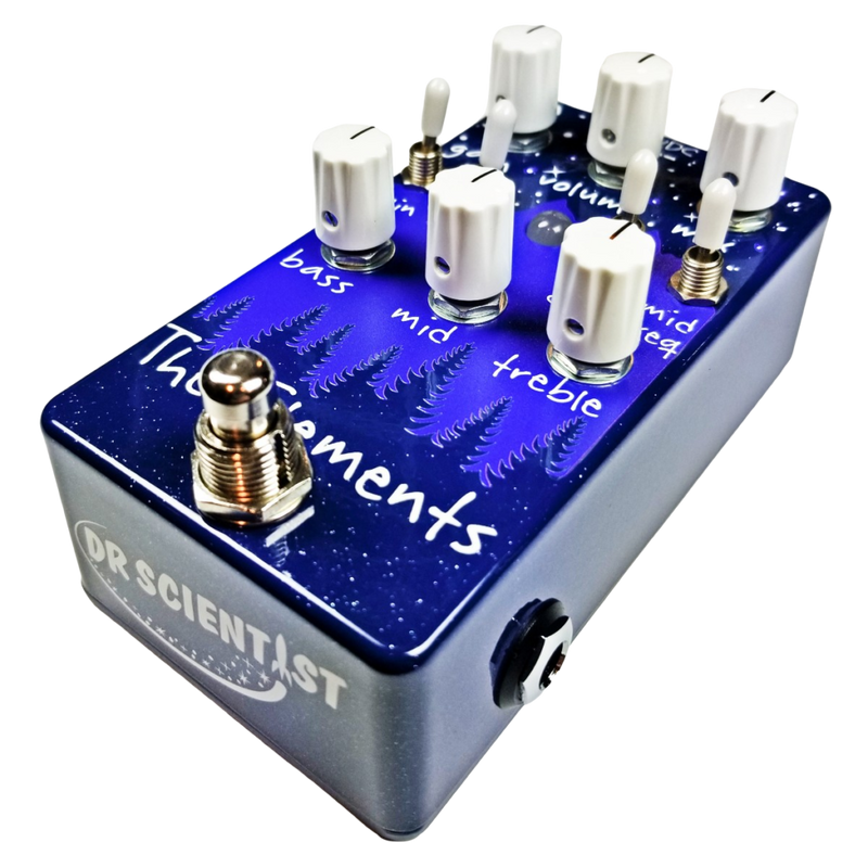 Dr. Scientist THE ELEMENTS Dual-Channel Overdrive/Distortion Pedal (DEMO)