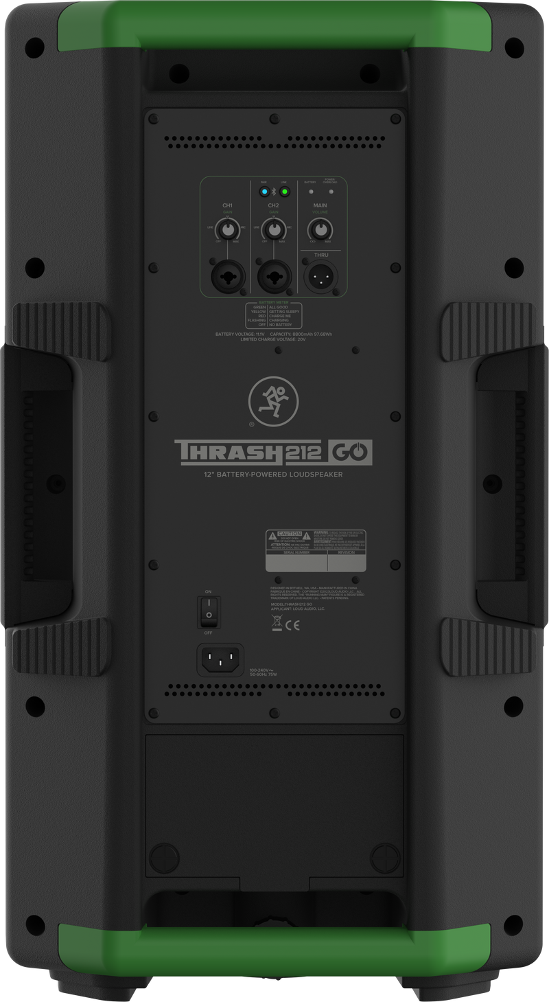 Mackie Thrash212 GO Battery-Powered Loudspeaker - 12"