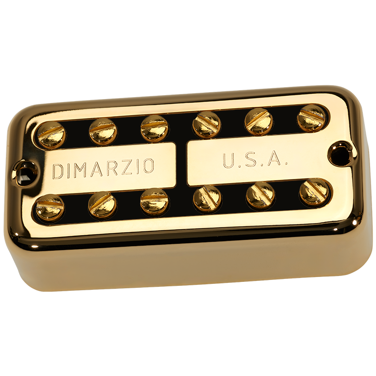 DiMarzio DP294 PAF®'Tron F-Spaced Bridge Pick Up (Gold Cover with Black Insert)