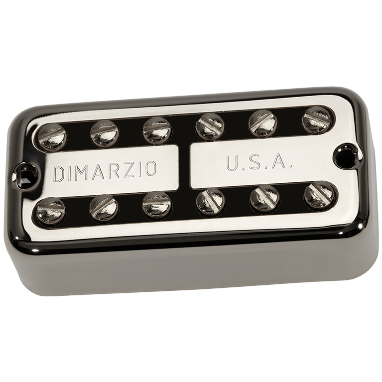 DiMarzio DP292 New'Tron Bridge Pickup (Nickel Cover With Black Insert)