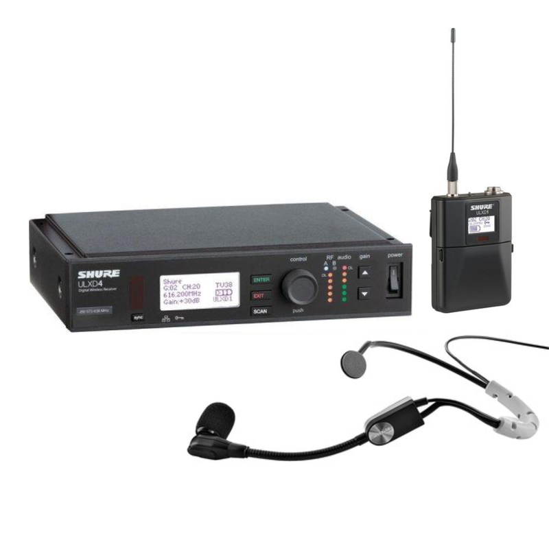 Shure ULXD14/SM35 Digital Wireless Cardioid Performance Headset Microphone System (H50: 534 to 598 MHz)