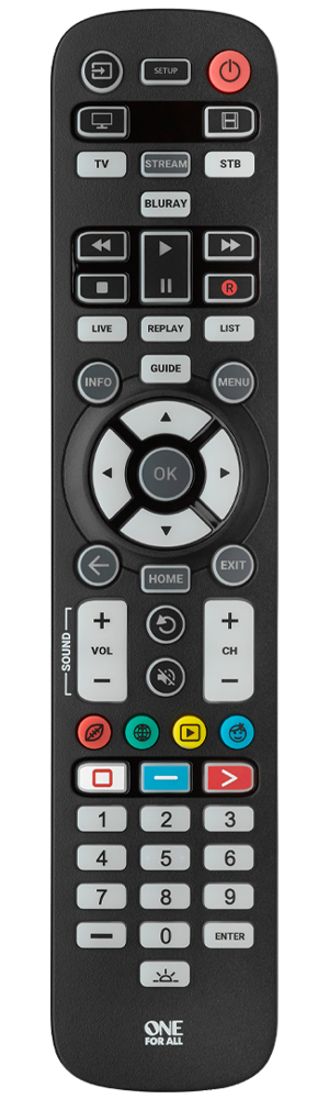 One For All URC3640 Essential 4 TV Remote Control