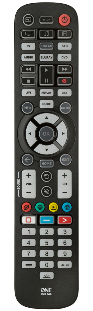 One For All URC3660 Essential 6 TV Remote Control