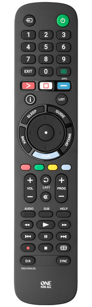 One For All URC4812 Sony TV Replacement Remote