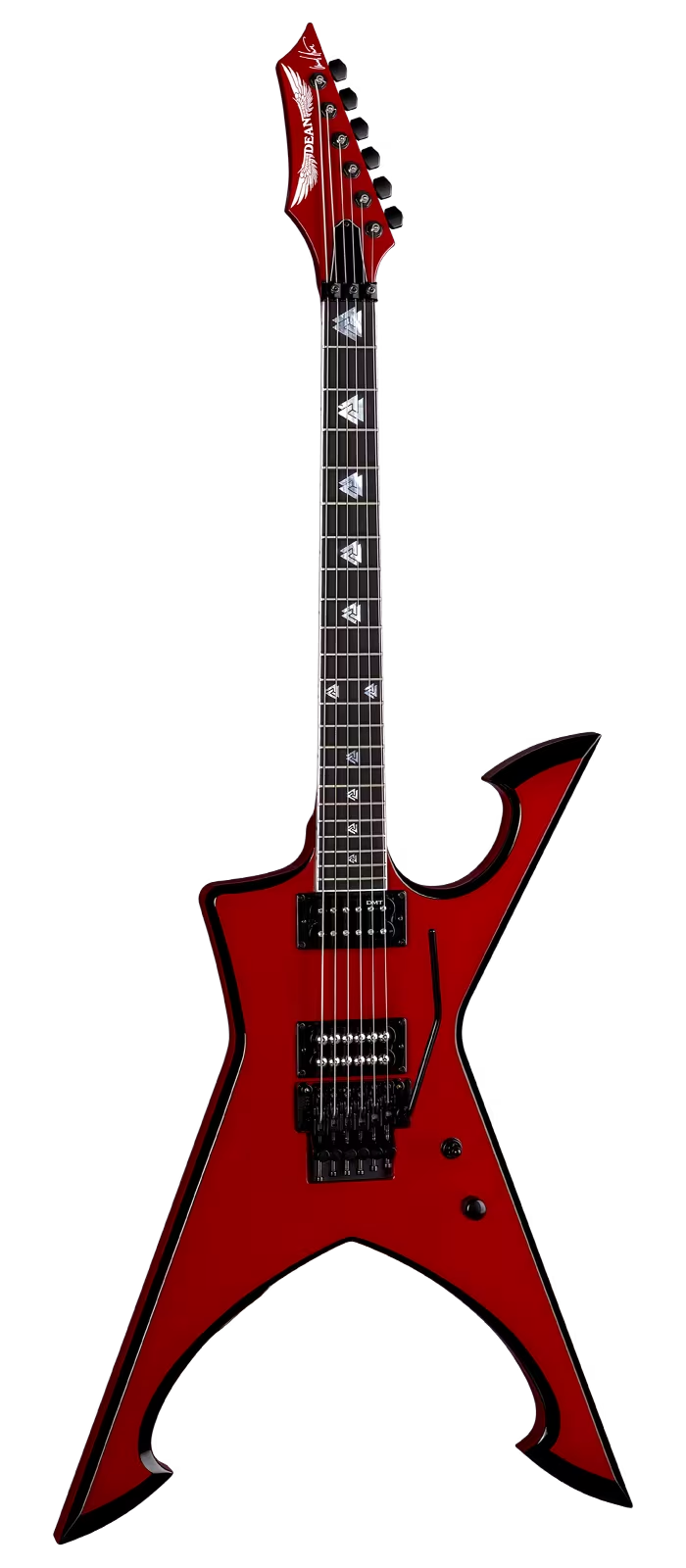 Dean Guitars USA MAS WRAITH F BRD USA Michael Amott Wraith Floyd Eelctric Guitar (Blood Red w/Black Bevels)