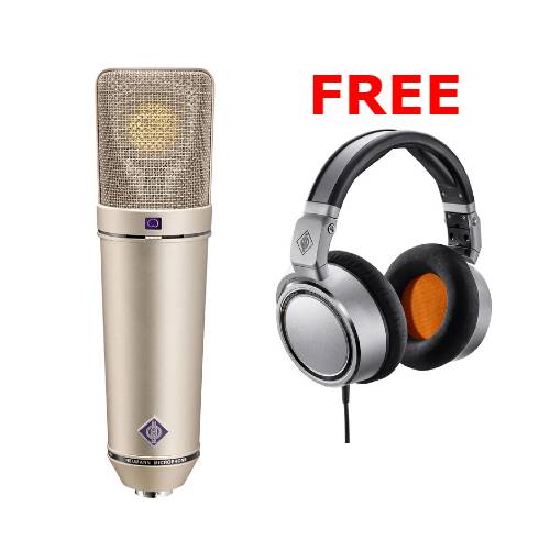 Neumann U 87 AI Studio Set (Nickel) + Casque de studio fermé Neumann NDH 20 GRATUIT (BUNDLE)