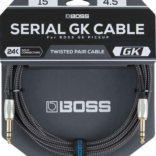 Boss BGK-15 Serial GK TRS to TRS Digital Cable - 15"