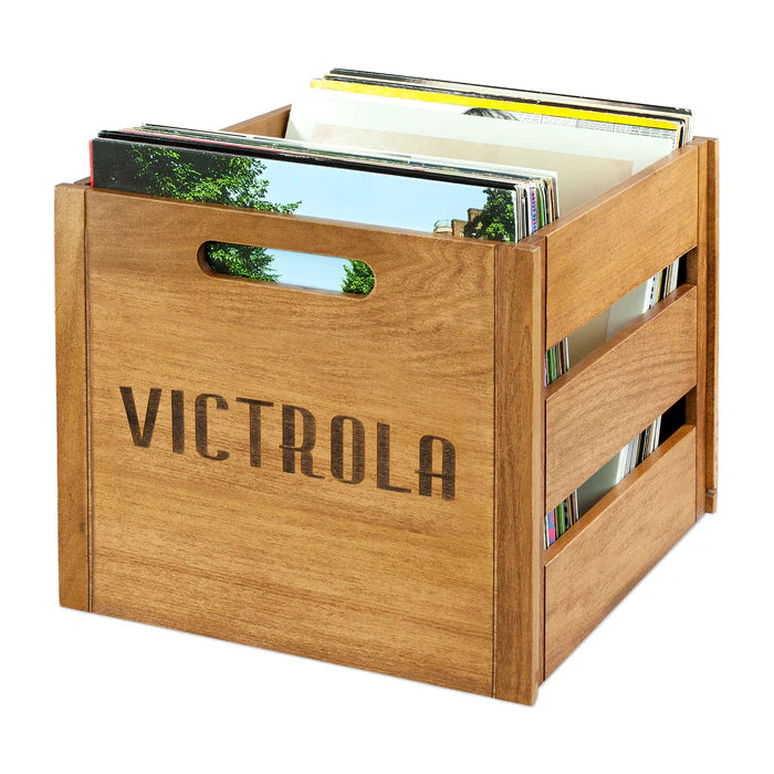 Victrola VA-20 Wooden Record Crate