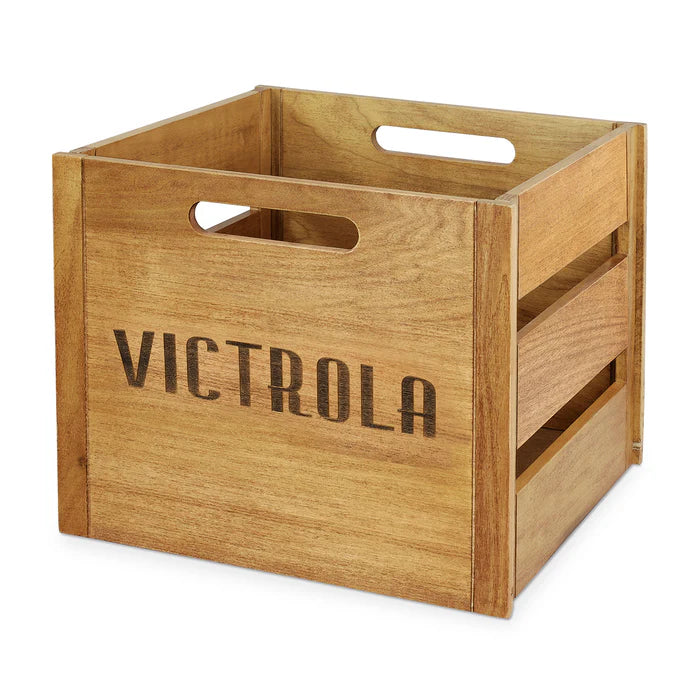 Victrola VA-20 Wooden Record Crate