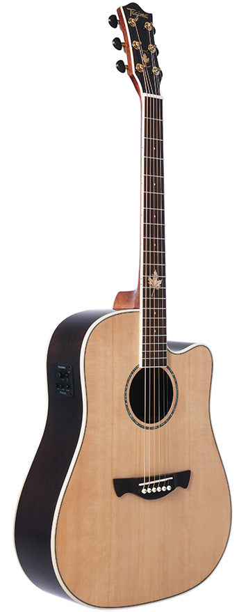 Tagima VANCOUVER Steel Dreadnought Cutaway Acoustic Guitar (Gloss Natural)
