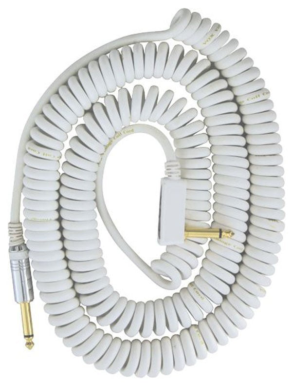 Vox VCC90-WH Vintage Coiled Cable (White) - 9m