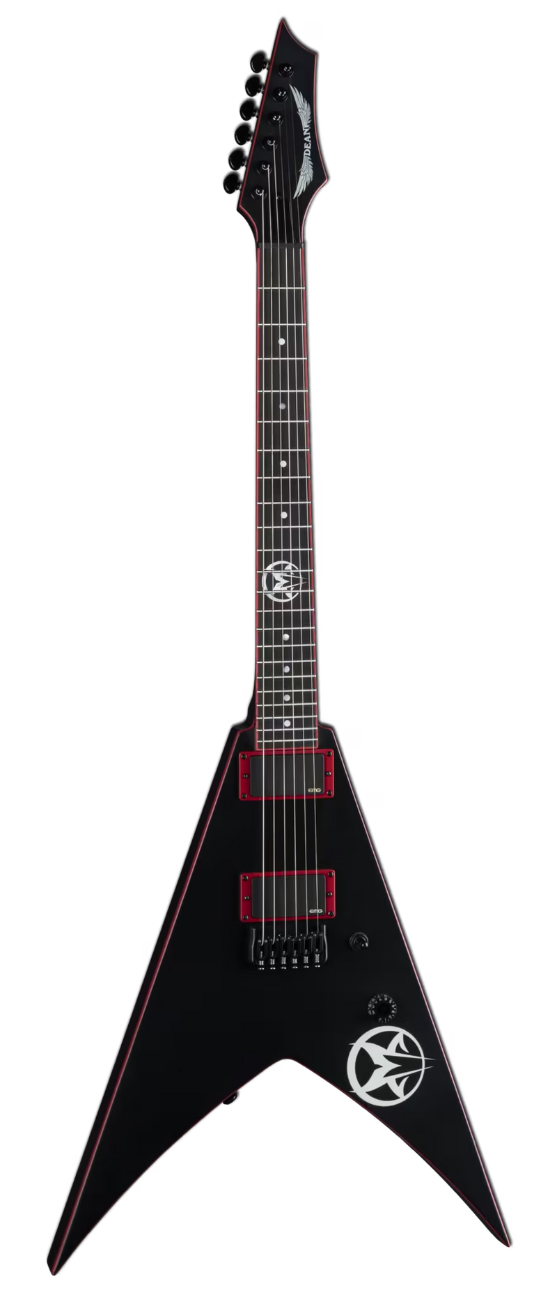 Dean Guitars VEN GT SEL BKS Vengeance Greg Tribbett Electric Guitar (Black Satin)