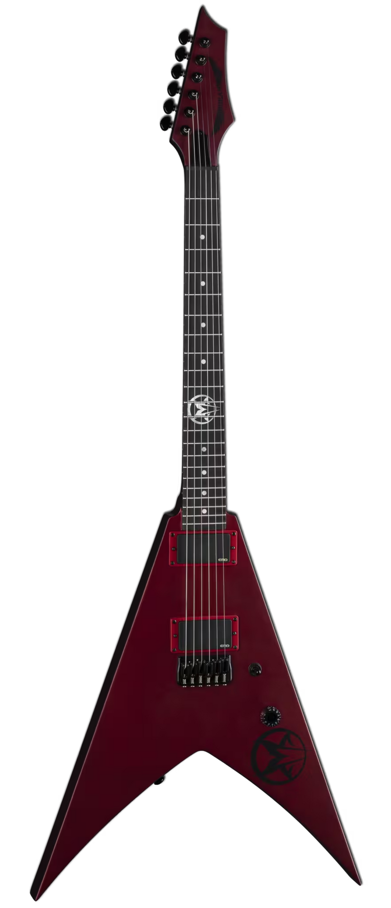 Dean Guitars VEN GT SEL MRS Vengeance Greg Tribbett Met Electric Guitar (Red Satin)