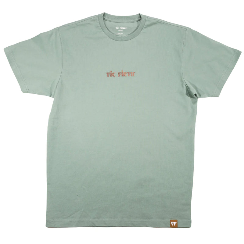 Vic Firth VATS0045-LE Limited Edition Woodgrain T-Shirt (Sage) - 2XL