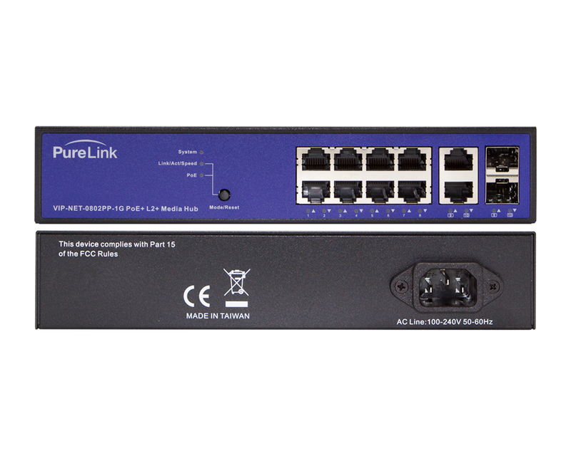 PureLink VIP-NET-0802PP-1G 1G Media Hub