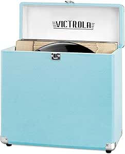 Victrola VSC-20-TRQ-CAN-SDF Victrola Collector Storage Case (Turquoise)