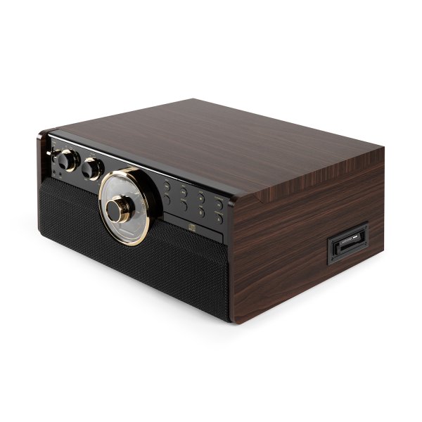 Victrola EMPIRE 6-In-1 Bluetooth Record Player (Espresso)