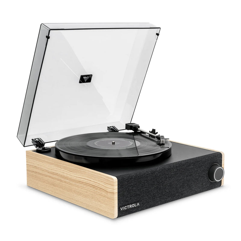 VICTROLA VTA-78-NAT EASTWOOD LP Turntable (bois naturel, lin léger)