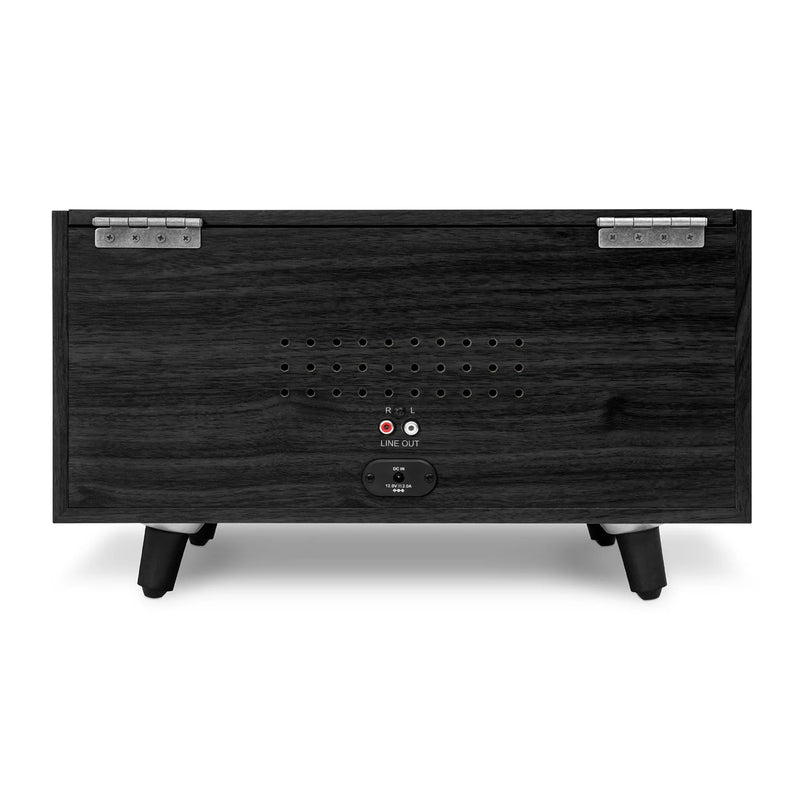 Victrola CENTURY SIGNATURE+ 6-In-1 Wood Record Player (Black)