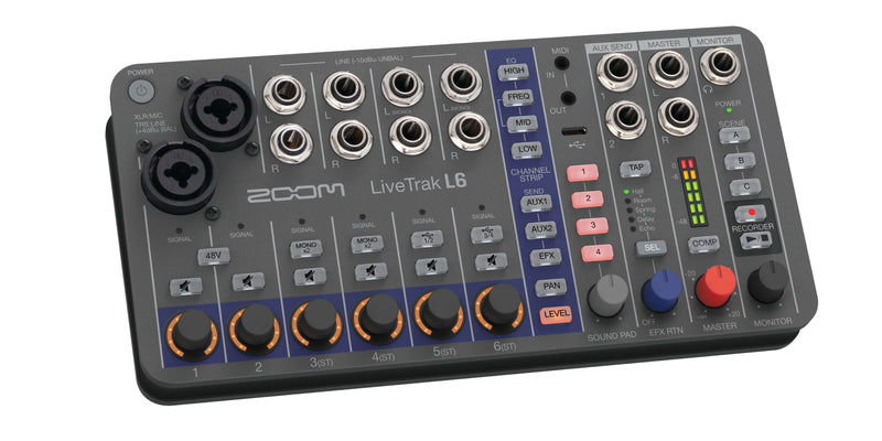 Zoom LIVETRAK L6 Digital Mixer/Recorder