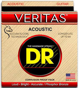 DR Handmade Strings VTA-12/56 Acoustic Guitar Strings Bluegrass - 12-56