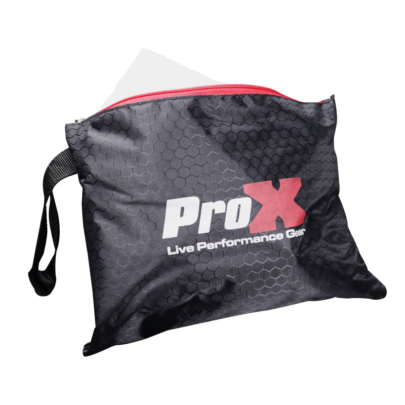 ProX XF-VISTASCRIMWH Tissu Lycra de remplacement en élasthanne blanc avec sac pour façade ProX Vista
