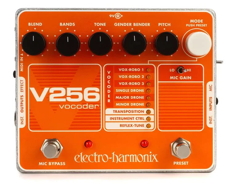 Electro-Harmonix V256 Vocoder Pedal w/ Reflex Tune