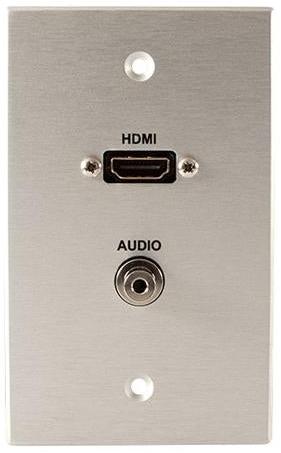 Covid W1201F-CA HDMI Wall Plate (Clear Anodized)