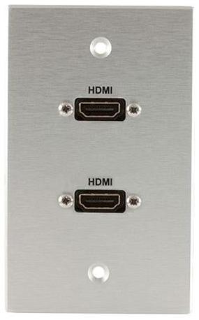 Covid W1217F-CA HDMI Wall Plate (Clear Anodized)