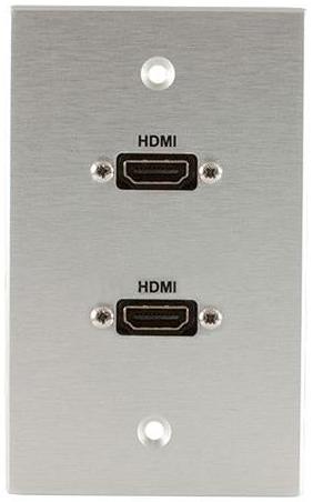 Covid W1217P-CA HDMI Wall Plate (Clear Anodized)