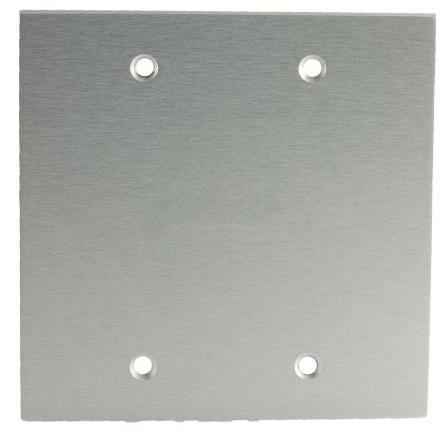 Covid W2000-CA Blank Wall Plate (Clear Anodized)