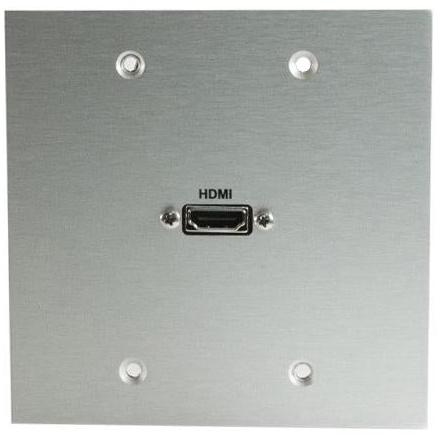 Covid W2114F-CA HDMI Female Wall Plate (Clear Anodized)