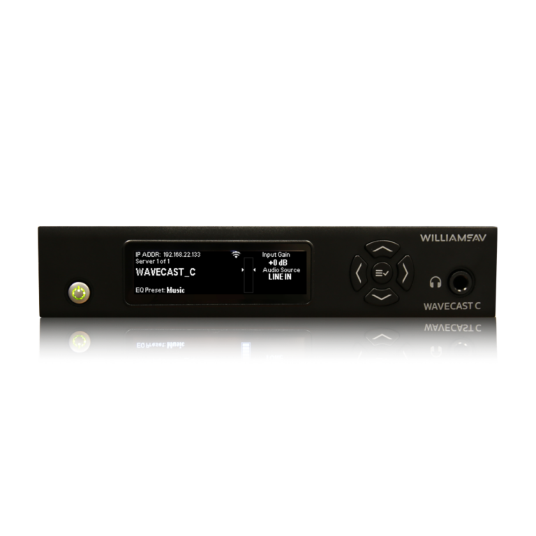 Système audio Wi-Fi Williams AV WF T5C D WaveCAST C avec Dante