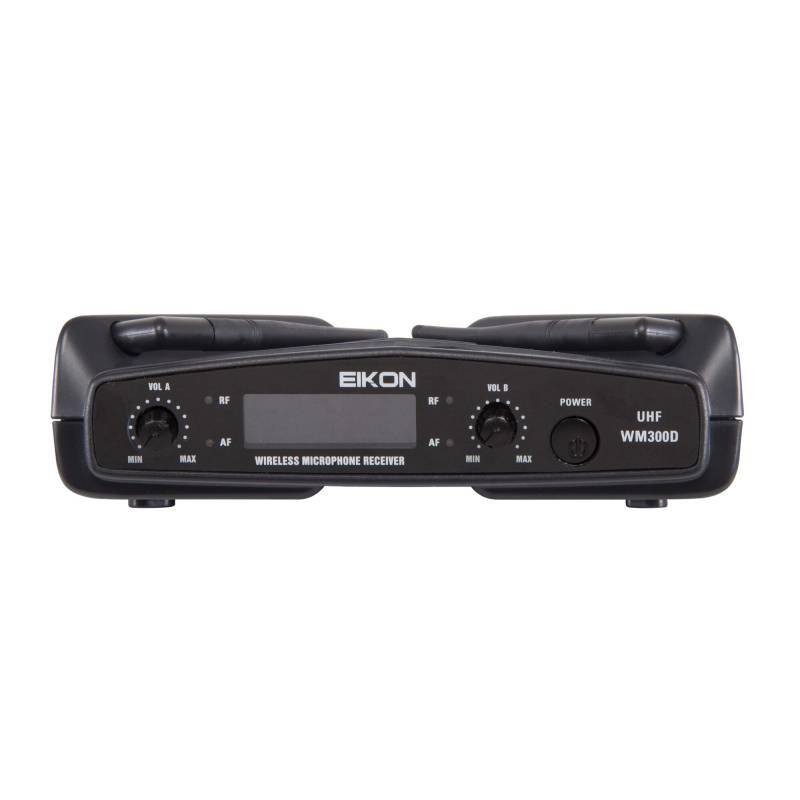 Eikon WM300DH Dual Channel UHF Wireless Belt Pack Microphone System