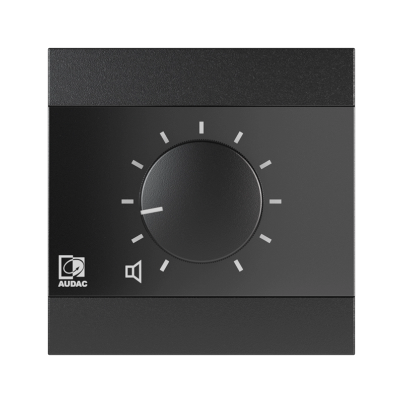 Audac WP200/B Remote Volume Controller (Black)