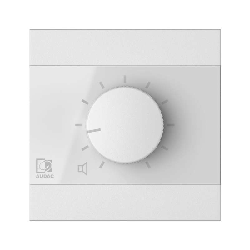 Audac WP200/W Remote Volume Controller (White)